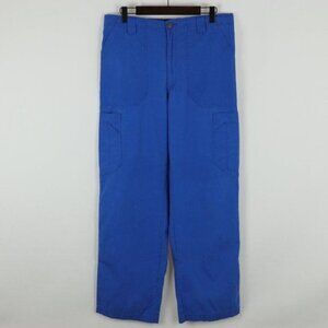 Carhartt Men's Medium Blue Multi-Cargo Ripstop Straight Leg Scrub Pants